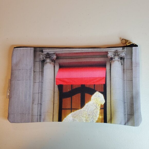NEW Cartier Paris Awning Photo Art w/ Lit Animal, Zip Pouch by Al Hirschfeld - Picture 2 of 5